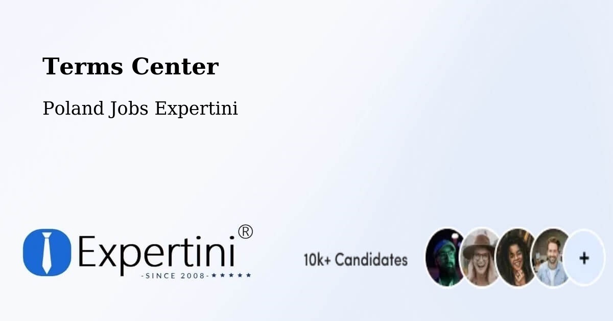 Terms of Service – Nowy Tomyśl - Poland Jobs Expertini